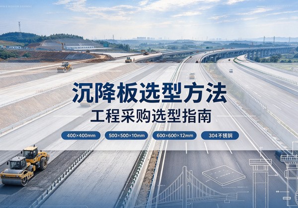 岳池沉降板选择方法